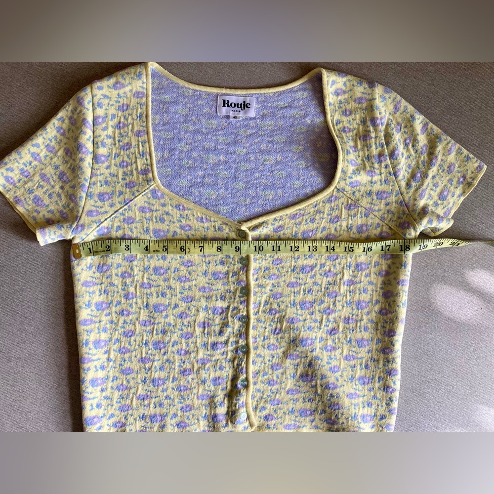 Rouje sweater crop top, size 42 French sizing